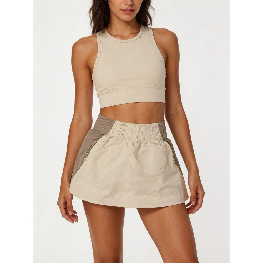 Yogalicious Women's Athletic Skort S Small White 0218
